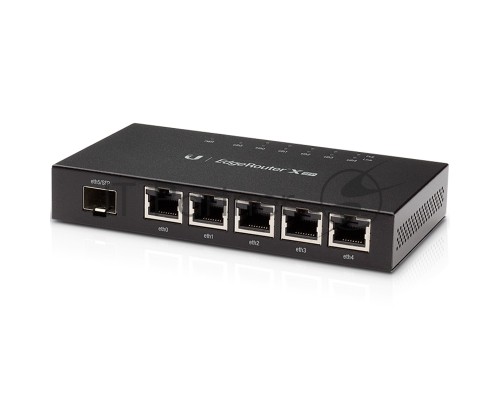 Сетевое оборудование UBIQUITI ER-X-SFP Маршрутизатор 5x Ethernet, 1x SFP, раздача PoE