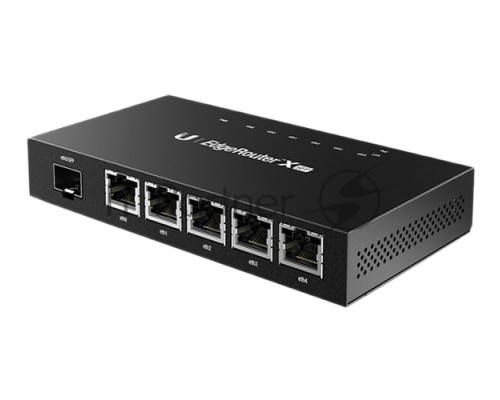 Сетевое оборудование UBIQUITI ER-X-SFP Маршрутизатор 5x Ethernet, 1x SFP, раздача PoE