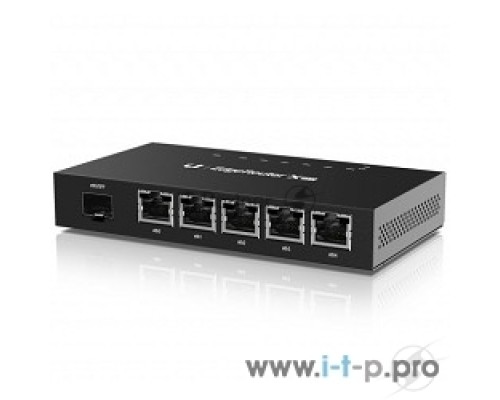 Сетевое оборудование UBIQUITI ER-X-SFP Маршрутизатор 5x Ethernet, 1x SFP, раздача PoE