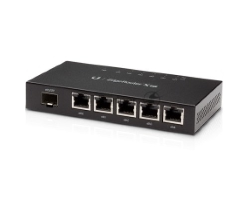 Сетевое оборудование UBIQUITI ER-X-SFP Маршрутизатор 5x Ethernet, 1x SFP, раздача PoE