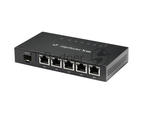 Сетевое оборудование UBIQUITI ER-X-SFP Маршрутизатор 5x Ethernet, 1x SFP, раздача PoE