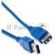 Кабель удлинительный USB3.0 Am-Af 0,5m Aopen <ACU302-0.5M> 