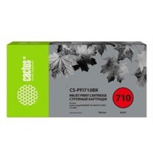 Картридж струйный Cactus CS-PFI710BK CS-PFI710BK PFI-710BK черный (700мл) для Canon imagePROGRAF TX-2000/TX-3000/TX-4000