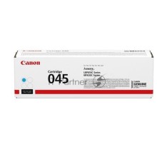 Картридж лазерный Canon 045C голубой, 1300 стр., для i-SENSYS MF631/633/635, LBP611