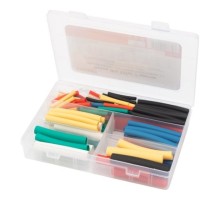 REXANT 29-0134 Набор №4 термоусаживаемых трубок СТТК (3:1) с клеевым слоем, 7 цветов, 126 шт.