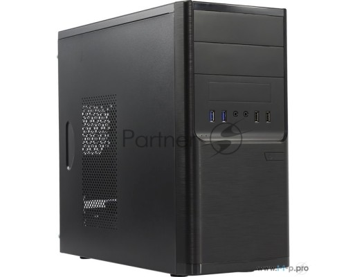 Корпус InWin POWERMAN ES701BK USB 3.0 (Mini Tower, mATX, 450W PM-450ATX, USB 3.0x2, USBx2 + Audio, черный) <6120258>