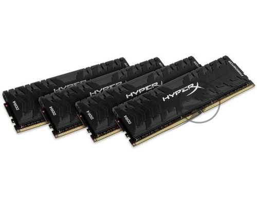 Модуль памяти Kingston DIMM DDR4 64GB 2400MHz CL12 (Kit of 4) XMP HyperX Predator