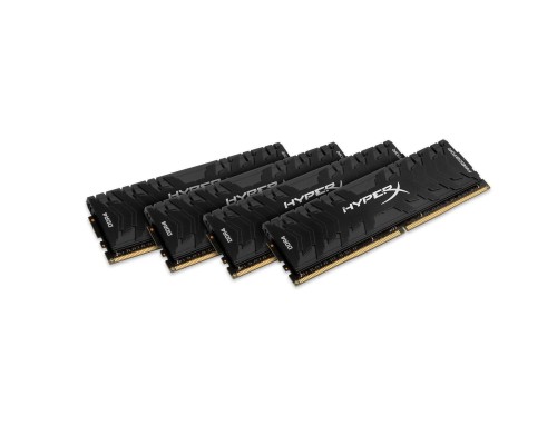 Модуль памяти Kingston DIMM DDR4 32GB 2666MHz CL13 (Kit of 4) XMP HyperX Predator