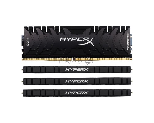 Модуль памяти Kingston DIMM DDR4 32GB 2666MHz CL13 (Kit of 4) XMP HyperX Predator