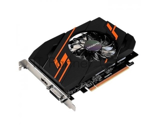 Видеокарта GIGABYTE GV-N1030OC-2GI PCI-E 3.0 2 ГБ GDDR5, 64 бит, DVI-D, HDMI, GPU 1265 МГц