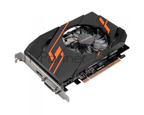 Видеокарта GIGABYTE GV-N1030OC-2GI PCI-E 3.0 2 ГБ GDDR5, 64 бит, DVI-D, HDMI, GPU 1265 МГц