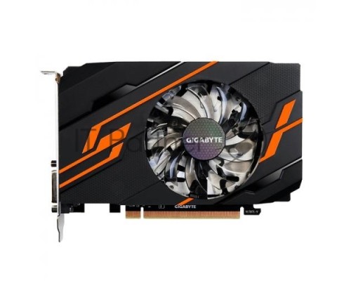 Видеокарта GIGABYTE GV-N1030OC-2GI PCI-E 3.0 2 ГБ GDDR5, 64 бит, DVI-D, HDMI, GPU 1265 МГц