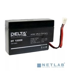 Батарея Delta DT 12008 (0,8А\ч, 12В) свинцово- кислотный аккумулятор  