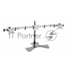 Кронштейн для мониторов Cactus CS-VM-MP330S-AL серебристый 15