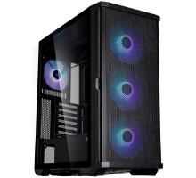ZALMAN Z10 PLUS, без БП, боковое окно (закаленное стекло), черный,  ATX