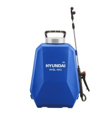 Опрыскиватель Hyundai HYSL 1612, аккумуляторный, ранцевый, 16л, голубой/серый