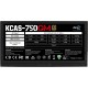 Блок питания Aerocool KCAS-750GM RGB (ATX 2.3, 750W, Active PFC, 140mm fan, Cable Management, 80 PLUS GOLD) Box