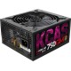 Блок питания Aerocool KCAS-750GM RGB (ATX 2.3, 750W, Active PFC, 140mm fan, Cable Management, 80 PLUS GOLD) Box