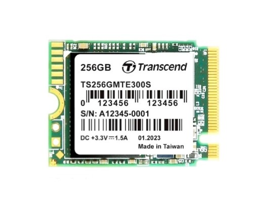 [накопитель] Твердотельный диск 256GB Transcend MTE300S, 3D TLC NAND, M.2 2230 ,PCI-E 4x [ R/W - 2000/950 MB/s]