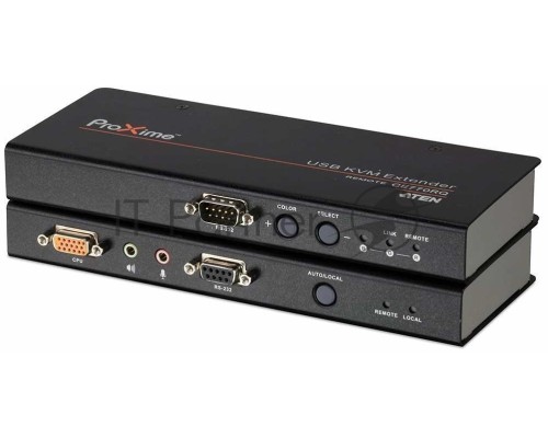 Удлинитель консоли (клав./мышь USB+мон.+аудио+RS232) на 200м USB KVM EXTENDER W/1.8M W/230V ADP