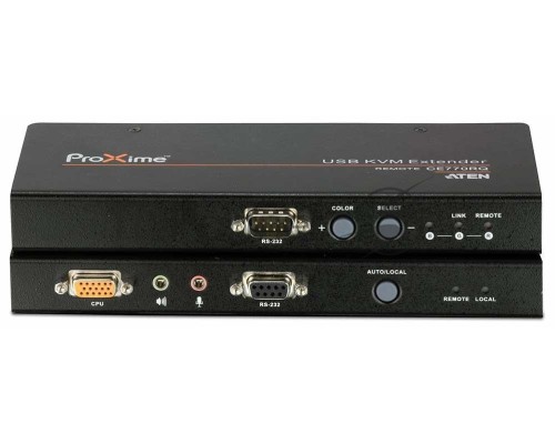 Удлинитель консоли (клав./мышь USB+мон.+аудио+RS232) на 200м USB KVM EXTENDER W/1.8M W/230V ADP