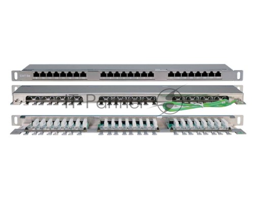 Hyperline PPHD-19-24-8P8C-C5E-SH-110D Патч-панель высокой плотности 19