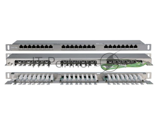 Hyperline PPHD-19-24-8P8C-C5E-SH-110D Патч-панель высокой плотности 19
