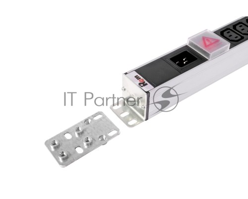 Вертикальный блок розеток ЦМО Rem-16 с выкл., 14 IEC 60320 C13, 10 C19, вход C20 16A, алюм., 33-38U (R-16-14C13-10C19-V-1420)