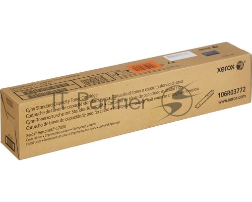 Картридж лазерный XEROX 106R03772 голубой для XEROX VersaLink C7000 (3300 стр)(Channels)