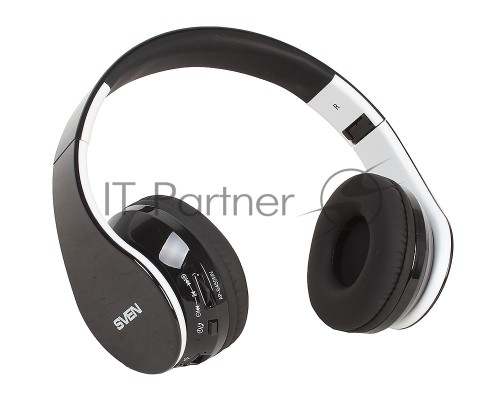 Гарнитура SVEN AP-B450MV, черно-белые (Bluetooth+FM+microSD) 