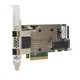 Контроллер MegaRAID 9480-8I8e SGL (05-50031-00), PCIe 3.1 x8 LP, SAS/SATA/NVMe, RAID 0,1,5,6,10,50,60, 16port(2 * int SFF8643 + 2 * ext SFF8644), 4GB Cache, 3516ROC