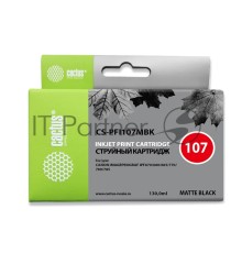 Картридж струйный Cactus CS-PFI107MBK черный матовый (130мл) для Canon IP iPF670/iPF680/iPF685/iPF770/iPF780/iPF785