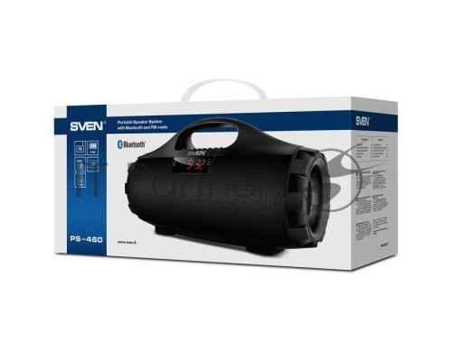 Колонки Sven PS-460, черный (18W-2x9, 1800MA, USB, Bluetooth)