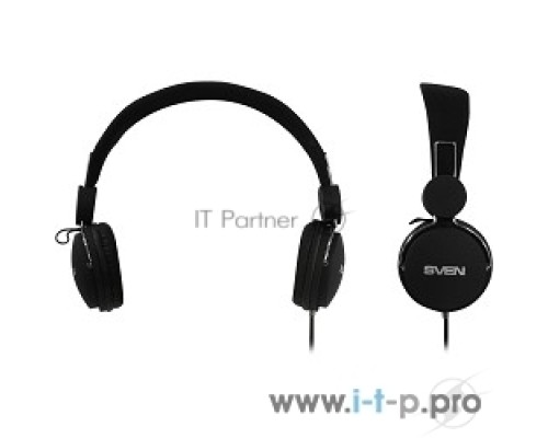 Наушники SVEN AP-320M, черный (микрофон,1,2 м)
