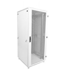ЦМО Шкаф серверный напольный 48U (600 х 1200) дверь перфорированная, задние двойные перфорированные ШТК-М-48.6.12-48АА