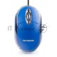 Мышь Гарнизон GM-100B, USB, чип- Х, синий, 1000 DPI, 2кн.+колесо-кнопка