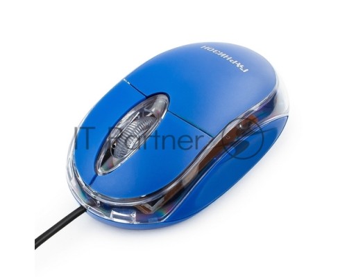 Мышь Гарнизон GM-100B, USB, чип- Х, синий, 1000 DPI, 2кн.+колесо-кнопка