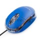 Мышь Гарнизон GM-100B, USB, чип- Х, синий, 1000 DPI, 2кн.+колесо-кнопка
