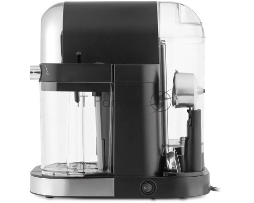 Кофеварка рожковая Vitek VT-1525 BK черный, исп. кофе - молотый, 1 л, 1470 вт, 15 Бар