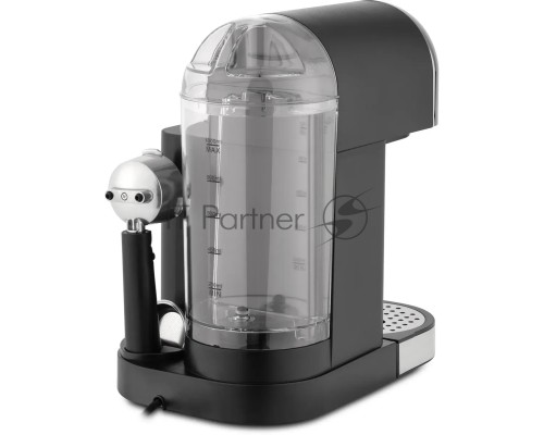 Кофеварка рожковая Vitek VT-1525 BK черный, исп. кофе - молотый, 1 л, 1470 вт, 15 Бар