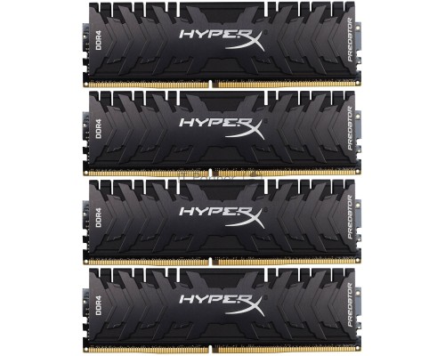 Модуль памяти Kingston DIMM DDR4 64GB 2666MHz CL13 (Kit of 4) XMP HyperX Predator