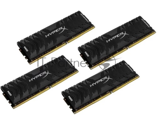 Модуль памяти Kingston DIMM DDR4 64GB 2666MHz CL13 (Kit of 4) XMP HyperX Predator