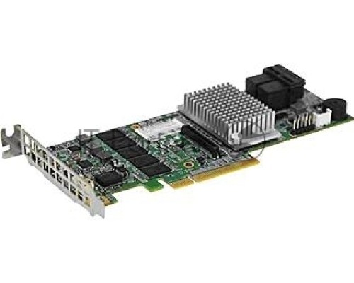 Контроллер Supermicro AOC-S3108L-H8iR-16DD 8 ports (Int), 12Gbs (SAS3), 2GB DDR3 Cache, RAID 0, 1, 5, 6, 10, 50, 60 - Low Profile Контроллер Supermicro AOC-S3108L-H8iR-16DD 8 ports (Int), 12Gbs (SAS3), 2GB DDR3 Cache, RAID 0, 1, 5, 6, 10, 50, 60 - Low Profile