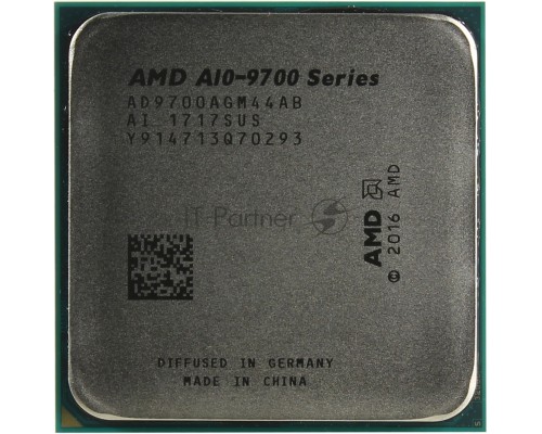 Процессор AMD CPU Bristol Ridge A10 4C/4T 9700 (3.5/3.8GHz,2MB,45-65W,AM4) tray, Radeon R7 Series