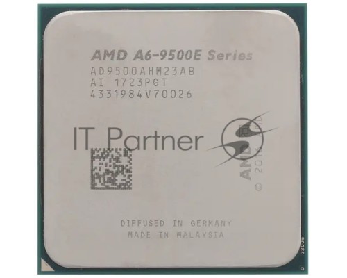 Процессор AMD Bristol Ridge A6 2C/2T 9500E (3.0/3.4GHz,1MB,35W,AM4) tray,Radeon R5 Series