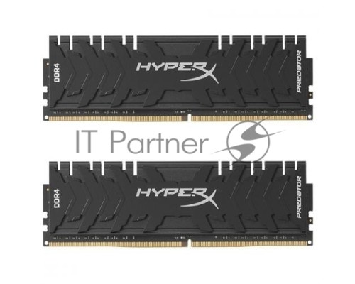 Модуль памяти Kingston DIMM DDR4 32GB 2400MHz CL12 (Kit of 2) XMP HyperX Predator