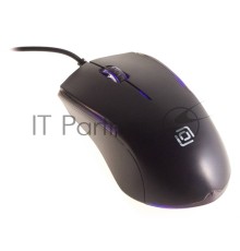 Мышь проводная Oklick 245M черный, 1000 dpi, USB, кнопки - 3