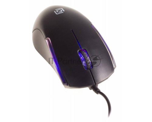 Мышь проводная Oklick 245M черный, 1000 dpi, USB, кнопки - 3