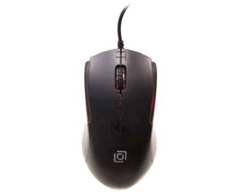 Мышь проводная Oklick 245M черный, 1000 dpi, USB, кнопки - 3