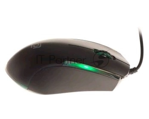 Мышь проводная Oklick 245M черный, 1000 dpi, USB, кнопки - 3